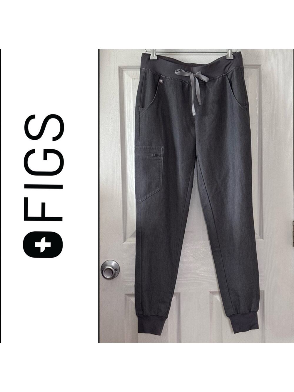 Figs Gray Zamora Jogger Scrub Bottoms XS
